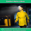 Lampe frontale LED rechargeable ultra légère avec détection de mouvement – Éclairage mains libres pour les activités de plein air