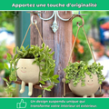 Pot de Fleurs Suspendu Design – Décoration de Jardin et Intérieur Élégante et Unique