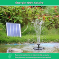 SolarFlow Fontaine Solaire Dynamique – Décoration de Jardin avec Pompe Solaire Écologique