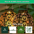 Lanterne Solaire Suspendue Décorative Étanche – Éclairage Extérieur Écologique et Design