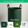 Sac de Jardin Ultra-Résistant pour Déchets Verts – Grand Capacité pour Jardinage et Rangement