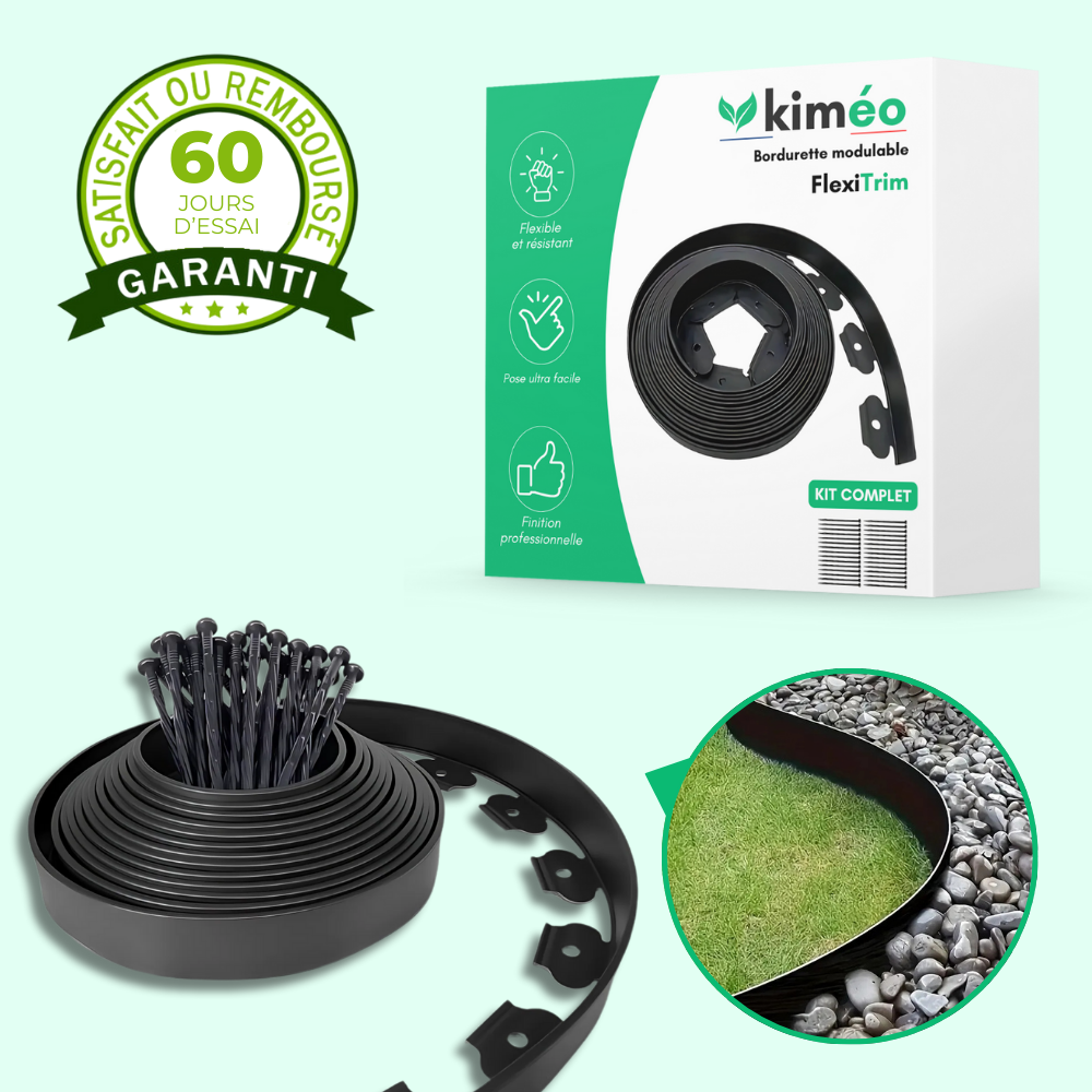 FlexiTrim - Bordurette modulable pour pelouse et massifs