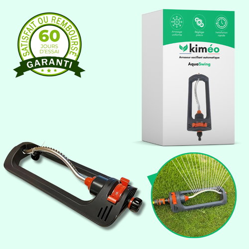 AquaSwing – Arroseur oscillant automatique à 19 jets