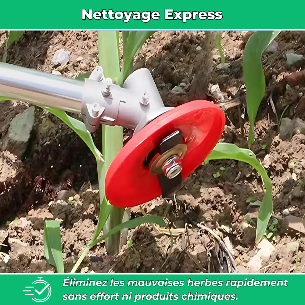 D60 PRO Disque de Désherbage Puissant pour Débroussailleuses – Coupe Efficace des Mauvaises Herbes