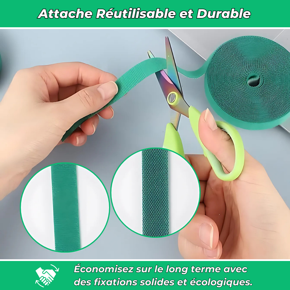 Fixations Ajustables pour Plantes – Soutien et Protection Optimale pour Croissance des Plantes