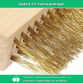 Outil 2 en 1 pour Joints et Pavés Impeccables – Nettoyage et Entretien Précis des Surfaces Extérieures