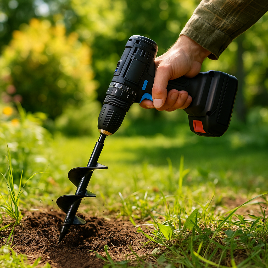 Foret de Terre pour Perceuse – Plantation Rapide et Facile pour Jardinage Efficace