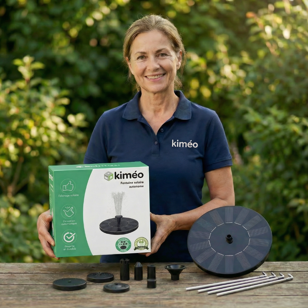 AquaSun™ | Fontaine Solaire Autonome | Embellit et Dynamise Votre Jardin en un Instant
