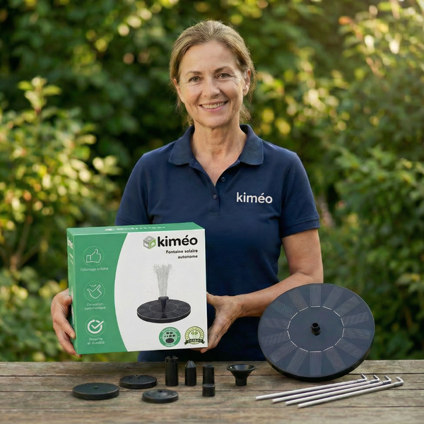 AquaSun™ | Fontaine Solaire Autonome | Embellit et Dynamise Votre Jardin en un Instant