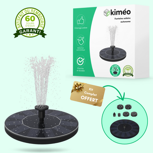 AquaSun™ | Fontaine Solaire Autonome | Embellit et Dynamise Votre Jardin en un Instant