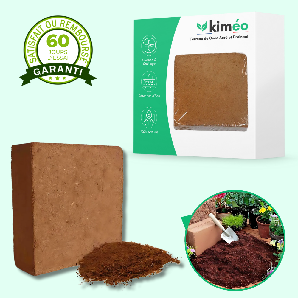 BioTerra Engrais Naturel Comprimé à Base de Coco et Neem – Fertilisation Écologique pour Plantes et Jardin