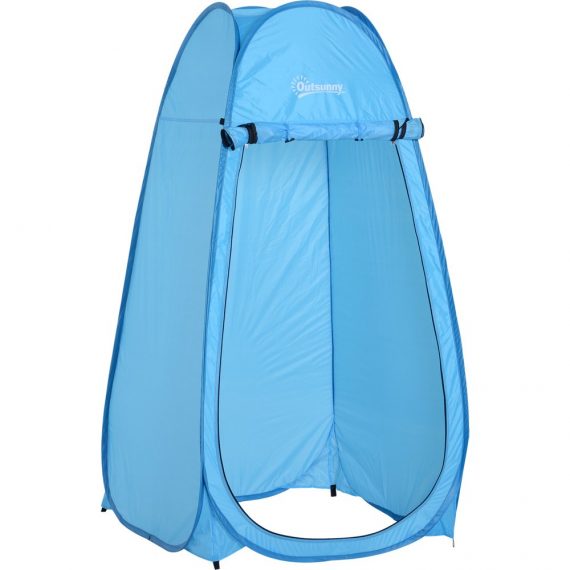 Tente de douche pliable pop-up bleu 3662970045916