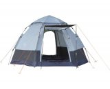 Tente de camping pop-up 3-4 personnes noir gris 3662970062975
