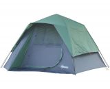 Tente de camping pop up montage instantanÃ© 3-4 pers. bleu vert 3662970062968