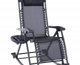 Rocking chair pliable chaise longue zÃ©ro gravitÃ© 2 en 1 3662970076637