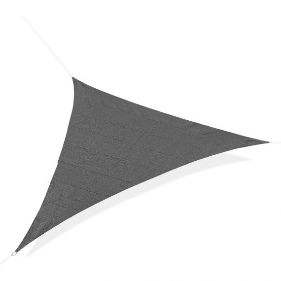 Voile d'ombrage triangulaire grande taille 5 x 5 x 5 m HDPE 3662970078488