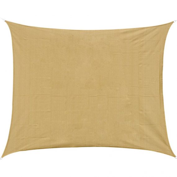 Outsunny Voile d'Ombrage Beige Rectangulaire 4 x 6 m 6932185953120