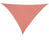 Outsunny Voile d'Ombrage Triangulaire Rouge 4 x 4 x 4 m 3662970016114