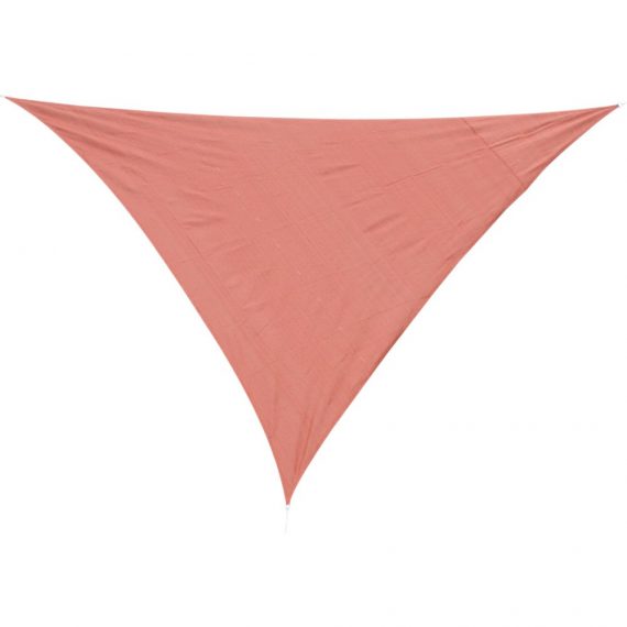 Outsunny Voile d'Ombrage Triangulaire Rouge 4 x 4 x 4 m 3662970016114